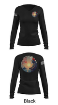 Uss Preble DDG 88 21838003 Women's Long Sleeve V-neck Shirt - 35