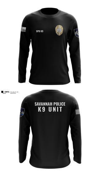 Long Sleeve Performance Shirt, SPD K9, Police, Teamtime, Team time, sublimation, custom sports apparel, team uniforms, spirit wear, spiritwear, sports uniforms, custom shirts, team store, custom team store, fundraiser sports, apparel fundraiser
