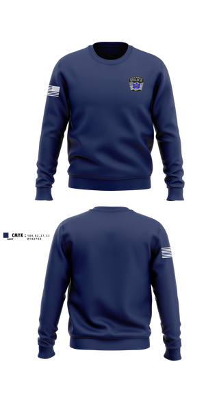 Crew Neck Sweatshirt, Maple Heights Police Department, Police, Teamtime, Team time, sublimation, custom sports apparel, team uniforms, spirit wear, spiritwear, sports uniforms, custom shirts, team store, custom team store, fundraiser sports, apparel fundraiser