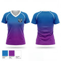 Surry County Wildcats 39362441 Women's Short Sleeve V-neck Shirt - 1