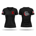 KISD Women's Short Sleeve V-neck Shirt - 1