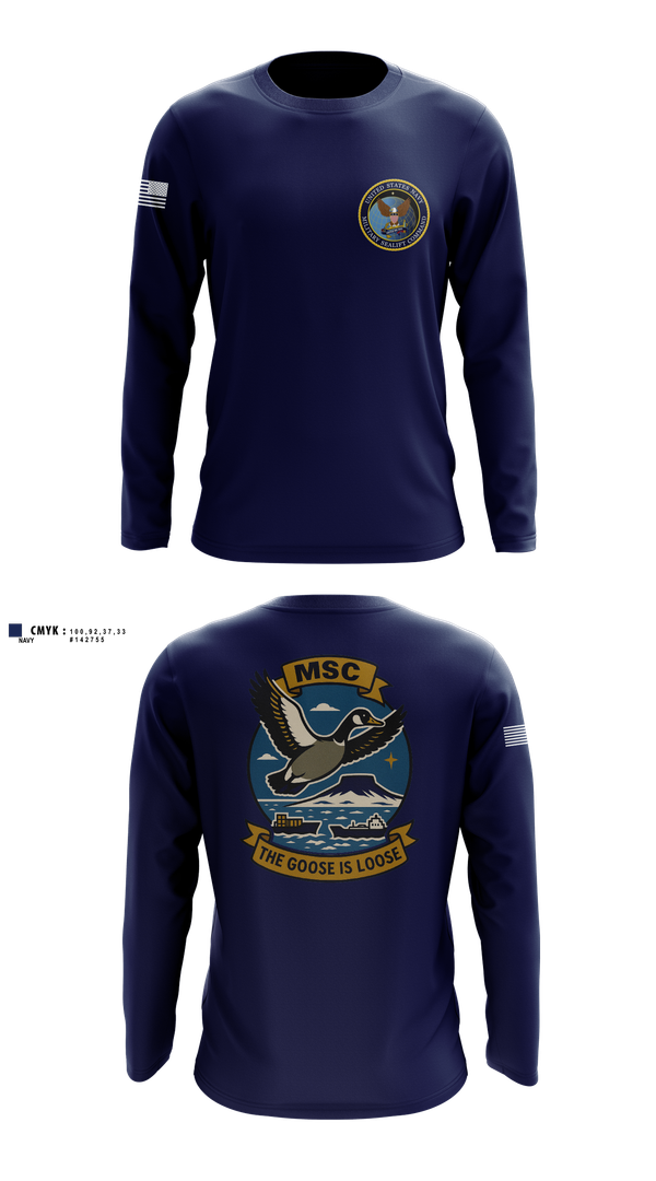Long Sleeve Performance Shirt, MSCLANT, Navy, Teamtime, Team time, sublimation, custom sports apparel, team uniforms, spirit wear, spiritwear, sports uniforms, custom shirts, team store, custom team store, fundraiser sports, apparel fundraiser