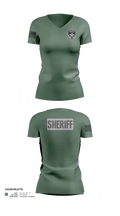 Sheriff Emergency Response Team 5060810 Women's Short Sleeve V-neck Shirt - 30