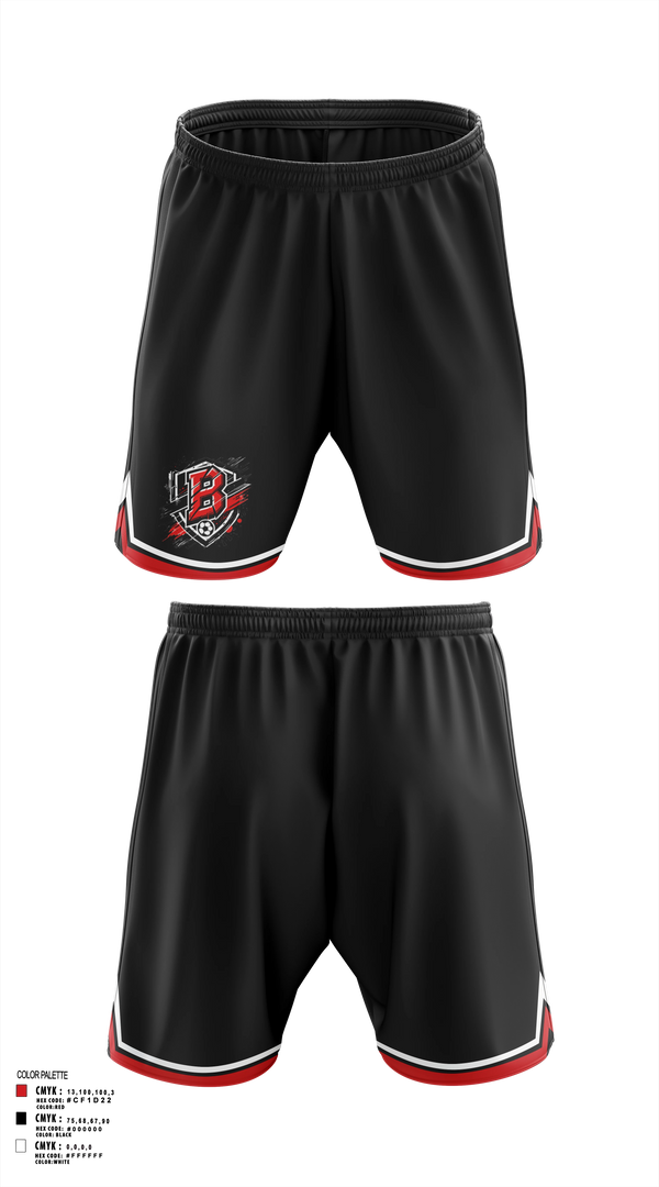 Athletic Shorts With Pockets, BREMEN HIGH SCHOOL, Men's Soccer, Teamtime, Team time, sublimation, custom sports apparel, team uniforms, spirit wear, spiritwear, sports uniforms, custom shirts, team store, custom team store, fundraiser sports, apparel fundraiser