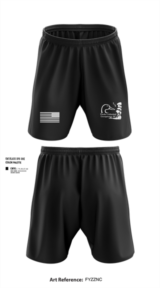Athletic Shorts With Pockets, Ducks Unlimited, , Teamtime, Team time, sublimation, custom sports apparel, team uniforms, spirit wear, spiritwear, sports uniforms, custom shirts, team store, custom team store, fundraiser sports, apparel fundraiser