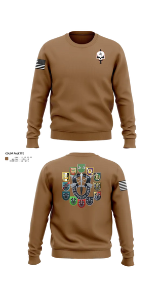 Crew Neck Sweatshirt, HHC, STB, 528th Sustainment Brigade (SO) (A), Army, Teamtime, Team time, sublimation, custom sports apparel, team uniforms, spirit wear, spiritwear, sports uniforms, custom shirts, team store, custom team store, fundraiser sports, apparel fundraiser