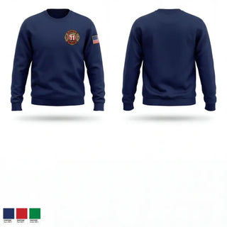 Crew Neck Sweatshirt, Bloomfield Volunteer Fire Department, Fire Department, Teamtime, Team time, sublimation, custom sports apparel, team uniforms, spirit wear, spiritwear, sports uniforms, custom shirts, team store, custom team store, fundraiser sports, apparel fundraiser