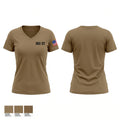 HSC-22 Women's Short Sleeve V-neck Shirt - 1