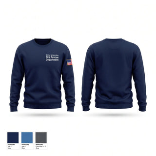 Crew Neck Sweatshirt, Boiling Spring Lakes Fire Rescue Department, Fire Department, Teamtime, Team time, sublimation, custom sports apparel, team uniforms, spirit wear, spiritwear, sports uniforms, custom shirts, team store, custom team store, fundraiser sports, apparel fundraiser