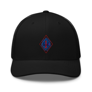 1st Combat Engineer Battalion 65310985 Retro Trucker Hat | Yupoong 6606