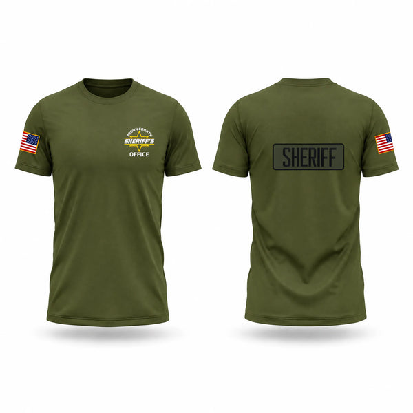 Brown County Sheriff's Office Short Sleeve Performance Shirt - 1