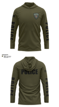 Ohkay Owingeh Police Department 98094071 Long Sleeve Performance Shirt with hood - 23