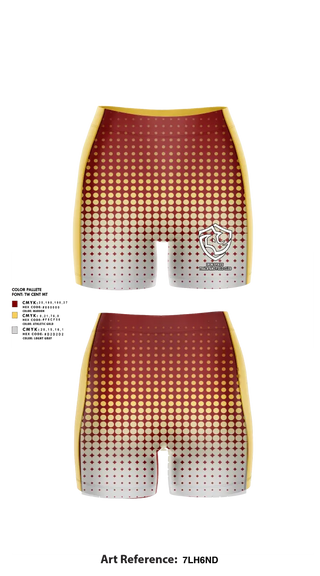 Womens Compression Shorts, Iron Spikes Track and Field Club, Track & Field, Teamtime, Team time, sublimation, custom sports apparel, team uniforms, spirit wear, spiritwear, sports uniforms, custom shirts, team store, custom team store, fundraiser sports, apparel fundraiser