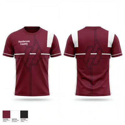 Henderson County 21549541 Soft Poly Tee Cotton Like Feel - 1