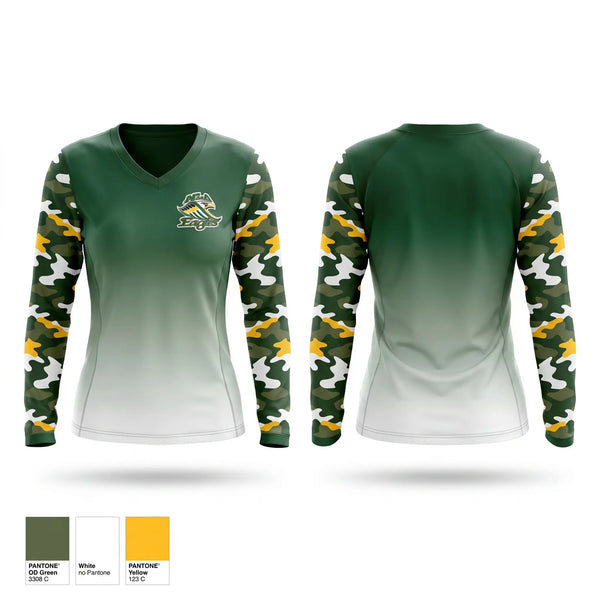 Womens Long Sleeve Vneck Shirt, Eagles, Men's Soccer, Teamtime, Team time, sublimation, custom sports apparel, team uniforms, spirit wear, spiritwear, sports uniforms, custom shirts, team store, custom team store, fundraiser sports, apparel fundraiser