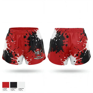 Womens Shorts, Bolingbrook High School, Wrestling, Teamtime, Team time, sublimation, custom sports apparel, team uniforms, spirit wear, spiritwear, sports uniforms, custom shirts, team store, custom team store, fundraiser sports, apparel fundraiser