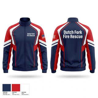 Windbreaker, Dutch Fork Fire Rescue, Fire Department, Teamtime, Team time, sublimation, custom sports apparel, team uniforms, spirit wear, spiritwear, sports uniforms, custom shirts, team store, custom team store, fundraiser sports, apparel fundraiser