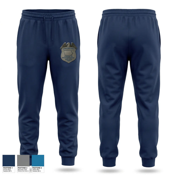 Sweatpants, Davenport Union of Professional Police, Police, Teamtime, Team time, sublimation, custom sports apparel, team uniforms, spirit wear, spiritwear, sports uniforms, custom shirts, team store, custom team store, fundraiser sports, apparel fundraiser