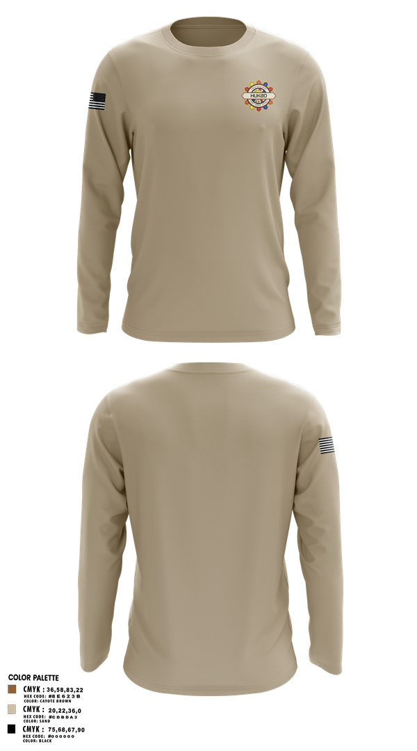 Long Sleeve Performance Shirt, A co 1/109, National Guard, Teamtime, Team time, sublimation, custom sports apparel, team uniforms, spirit wear, spiritwear, sports uniforms, custom shirts, team store, custom team store, fundraiser sports, apparel fundraiser