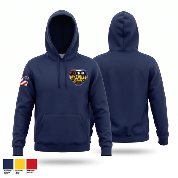 Hoodie, Pikeville Dispatch, Police, Teamtime, Team time, sublimation, custom sports apparel, team uniforms, spirit wear, spiritwear, sports uniforms, custom shirts, team store, custom team store, fundraiser sports, apparel fundraiser