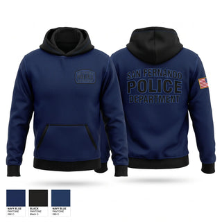 Hoodie, San Fernando Police Department, Police, Teamtime, Team time, sublimation, custom sports apparel, team uniforms, spirit wear, spiritwear, sports uniforms, custom shirts, team store, custom team store, fundraiser sports, apparel fundraiser