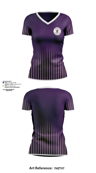 Womens Short Sleeve Vneck Shirt, Bainbridge Bearcats Golf, Golf, Teamtime, Team time, sublimation, custom sports apparel, team uniforms, spirit wear, spiritwear, sports uniforms, custom shirts, team store, custom team store, fundraiser sports, apparel fundraiser