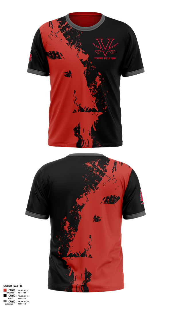 Short Sleeve Performance Shirt, Verdugo hills dons, , Teamtime, Team time, sublimation, custom sports apparel, team uniforms, spirit wear, spiritwear, sports uniforms, custom shirts, team store, custom team store, fundraiser sports, apparel fundraiser