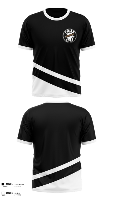 CIGAR GOLFCIGAR GOLF 5733553 Short Sleeve Performance Shirt - 1
