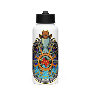 Lil Ray's Holster Co. 42108552 Stainless Steel Water Bottle with a Straw Lid