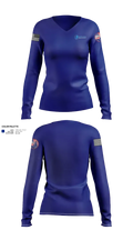 Elkader Police Department 47615831 Women's Long Sleeve V-neck Shirt - 31