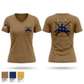FHD Women's Short Sleeve V-neck Shirt - 1