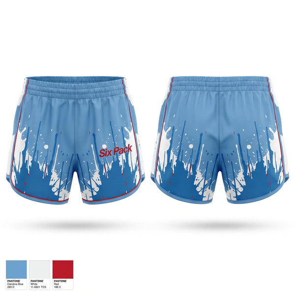 Womens Shorts, Six Pack, Men's Lacrosse, Teamtime, Team time, sublimation, custom sports apparel, team uniforms, spirit wear, spiritwear, sports uniforms, custom shirts, team store, custom team store, fundraiser sports, apparel fundraiser