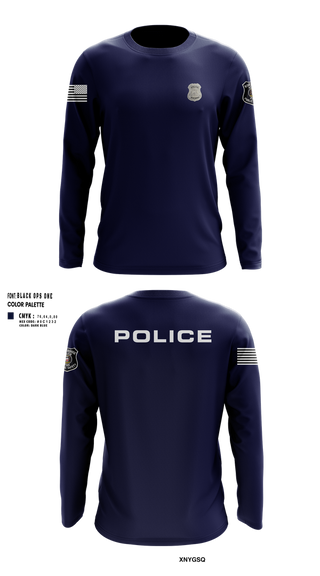 Long Sleeve Performance Shirt, RRPD, Police, Teamtime, Team time, sublimation, custom sports apparel, team uniforms, spirit wear, spiritwear, sports uniforms, custom shirts, team store, custom team store, fundraiser sports, apparel fundraiser