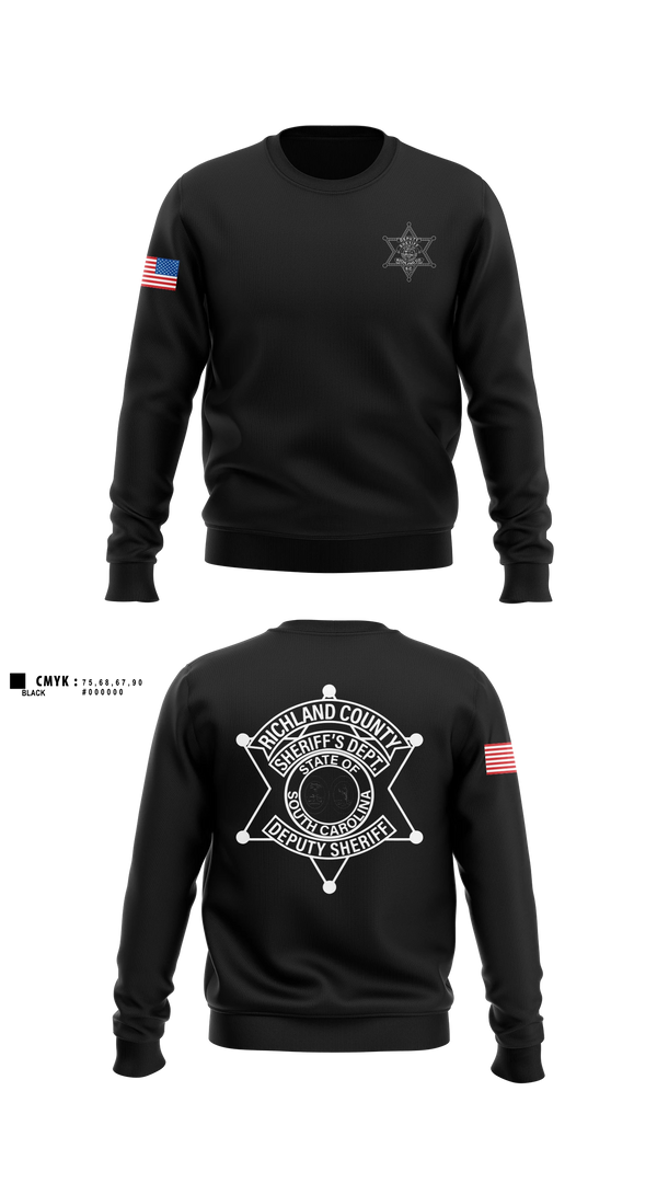Crew Neck Sweatshirt, RCSD, Police, Teamtime, Team time, sublimation, custom sports apparel, team uniforms, spirit wear, spiritwear, sports uniforms, custom shirts, team store, custom team store, fundraiser sports, apparel fundraiser
