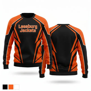 Crew Neck Sweatshirt, Leesburg Jackets, Cheer, Teamtime, Team time, sublimation, custom sports apparel, team uniforms, spirit wear, spiritwear, sports uniforms, custom shirts, team store, custom team store, fundraiser sports, apparel fundraiser