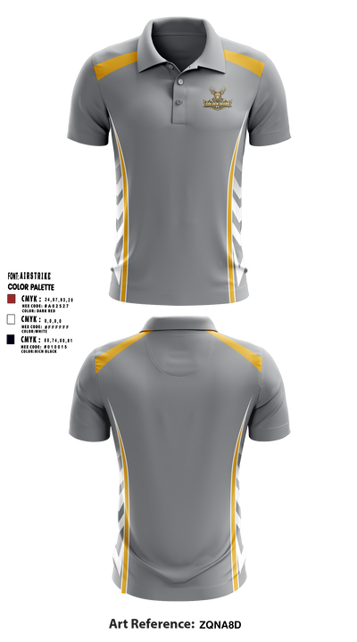 Golden Deers FC 49695783 Short Sleeve Performance Polo - 12