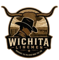 Wichita Linemen Women's Long Sleeve V-neck Shirt - 1
