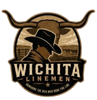Wichita Linemen Women's Long Sleeve V-neck Shirt - 1, TeamTime, Teamtime, Team time, sublimation, custom sports apparel, team uniforms, spirit wear, spiritwear, sports uniforms, custom shirts, team store, custom team store, fundraiser sports, apparel fundraiser