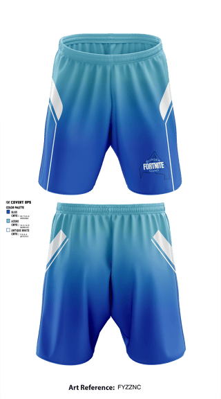 Athletic Shorts With Pockets, Fortnite Burger Gang, E-Sports, Teamtime, Team time, sublimation, custom sports apparel, team uniforms, spirit wear, spiritwear, sports uniforms, custom shirts, team store, custom team store, fundraiser sports, apparel fundraiser