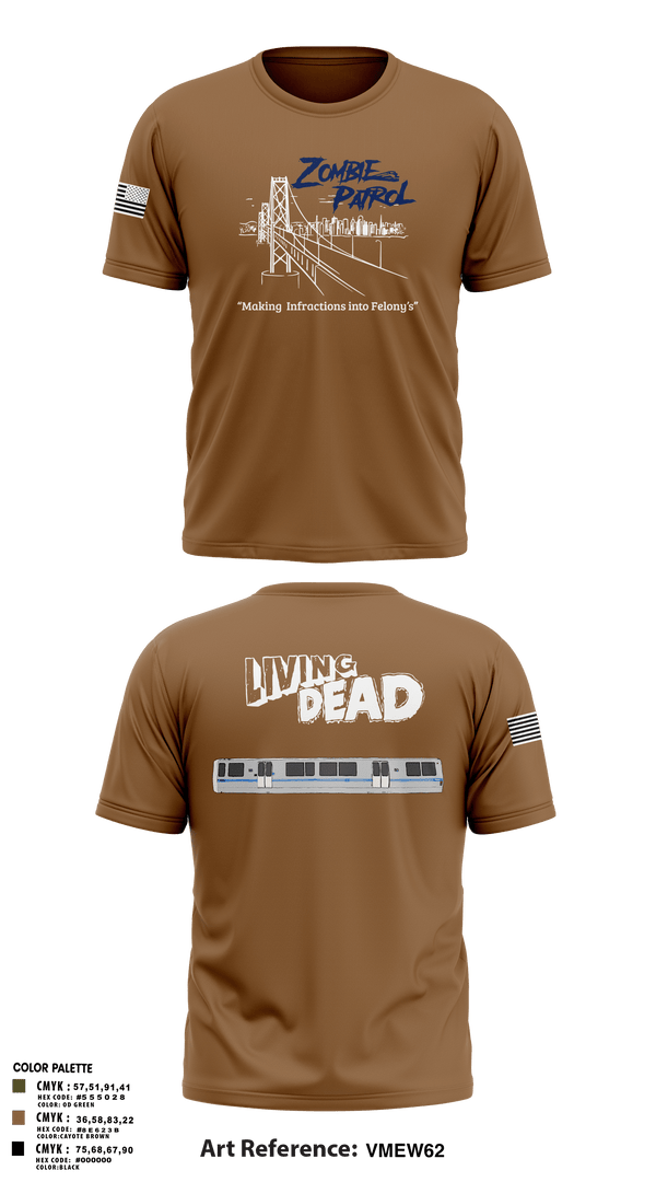 Old School Cotton Feel Shirt, Inversed CrewBART PD Fugitive Task Force, Police, Teamtime, Team time, sublimation, custom sports apparel, team uniforms, spirit wear, spiritwear, sports uniforms, custom shirts, team store, custom team store, fundraiser sports, apparel fundraiser