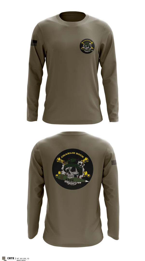 Long Sleeve Performance Shirt, Charlie rock, Army, Teamtime, Team time, sublimation, custom sports apparel, team uniforms, spirit wear, spiritwear, sports uniforms, custom shirts, team store, custom team store, fundraiser sports, apparel fundraiser