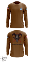 Delta Company 3-144th Infantry 77323460 Long Sleeve Performance Polo - 4
