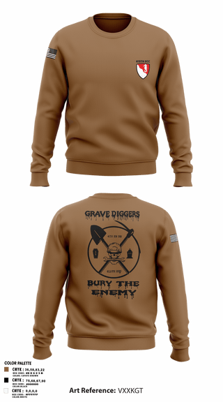 Crew Neck Sweatshirt, 615TH ECC, , Teamtime, Team time, sublimation, custom sports apparel, team uniforms, spirit wear, spiritwear, sports uniforms, custom shirts, team store, custom team store, fundraiser sports, apparel fundraiser