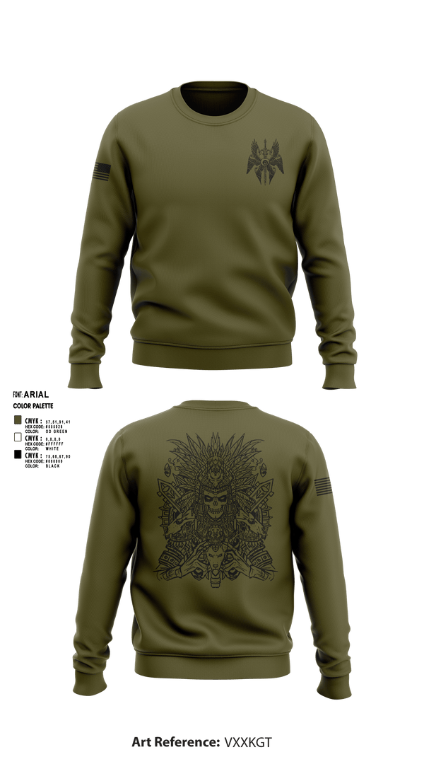 Crew Neck Sweatshirt, Wardogs, Army, Teamtime, Team time, sublimation, custom sports apparel, team uniforms, spirit wear, spiritwear, sports uniforms, custom shirts, team store, custom team store, fundraiser sports, apparel fundraiser