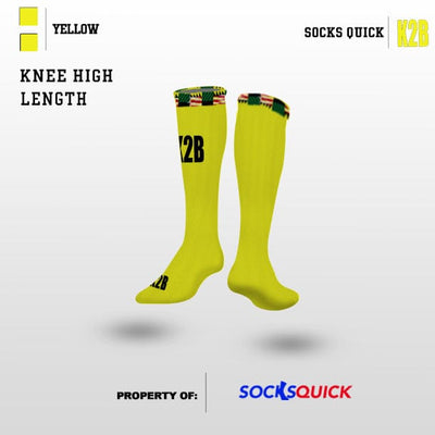 ***Required Kick 2 Build Soccer Club 89318431 Custom Knee High Socks - 2