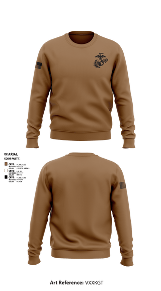 Crew Neck Sweatshirt, 0311 Grunt, Marines, Teamtime, Team time, sublimation, custom sports apparel, team uniforms, spirit wear, spiritwear, sports uniforms, custom shirts, team store, custom team store, fundraiser sports, apparel fundraiser