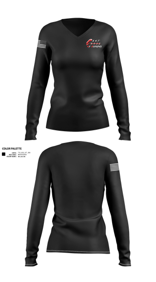 Women's Long Sleeve Vneck Shirt, CCMB, , Teamtime, Team time, sublimation, custom sports apparel, team uniforms, spirit wear, spiritwear, sports uniforms, custom shirts, team store, custom team store, fundraiser sports, apparel fundraiser
