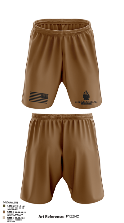 Greenside 5422440 Athletic Shorts With Pockets - 97