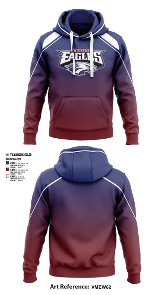 Hoodie, Milford Eagles Pop Warner Football and Cheer, Football, Teamtime, Team time, sublimation, custom sports apparel, team uniforms, spirit wear, spiritwear, sports uniforms, custom shirts, team store, custom team store, fundraiser sports, apparel fundraiser