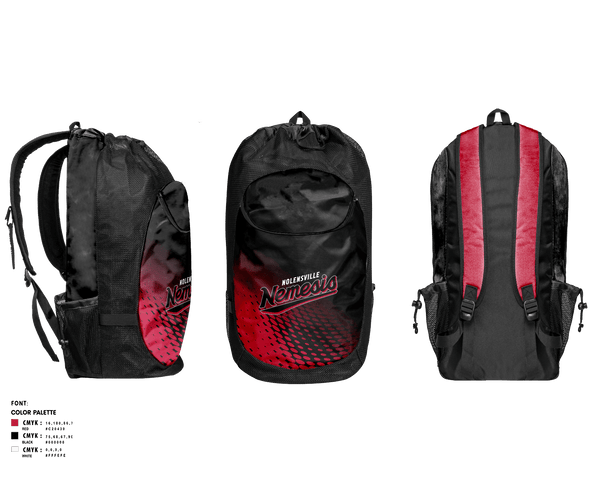Gear Bag, NEMESISOCS 117th RTI, Softball, Teamtime, Team time, sublimation, custom sports apparel, team uniforms, spirit wear, spiritwear, sports uniforms, custom shirts, team store, custom team store, fundraiser sports, apparel fundraiser